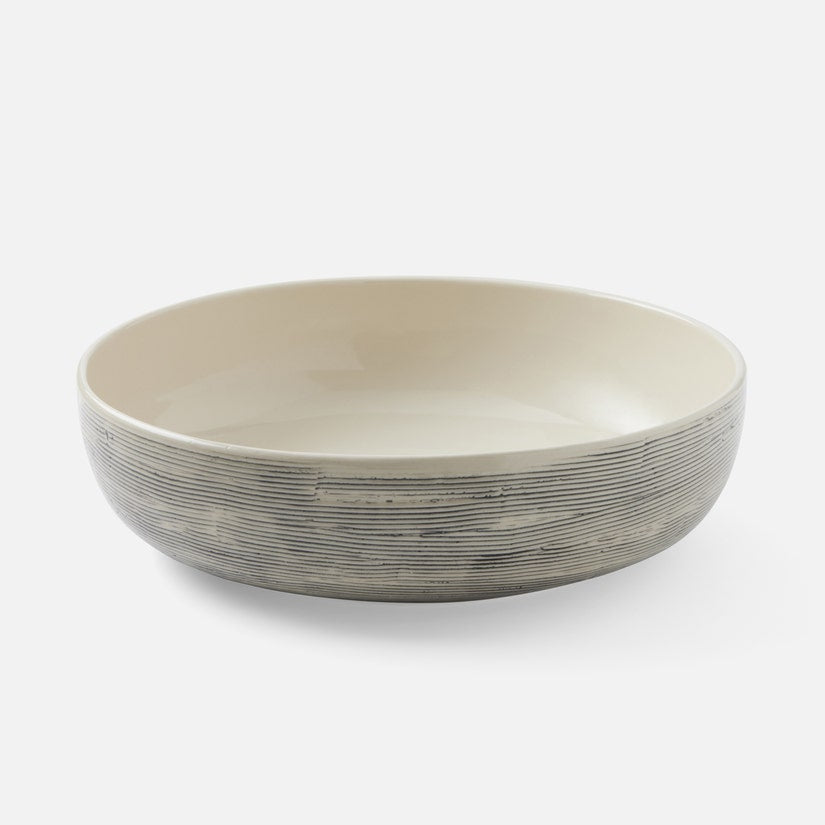 Nolan Dinnerware Black Cream