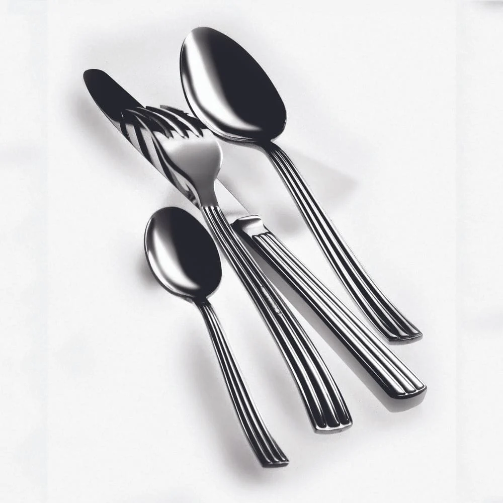 Sole Flatware 5 Piece Setting - Stainless Steel