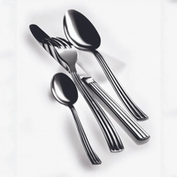 Sole Flatware 5 Piece Setting - Stainless Steel