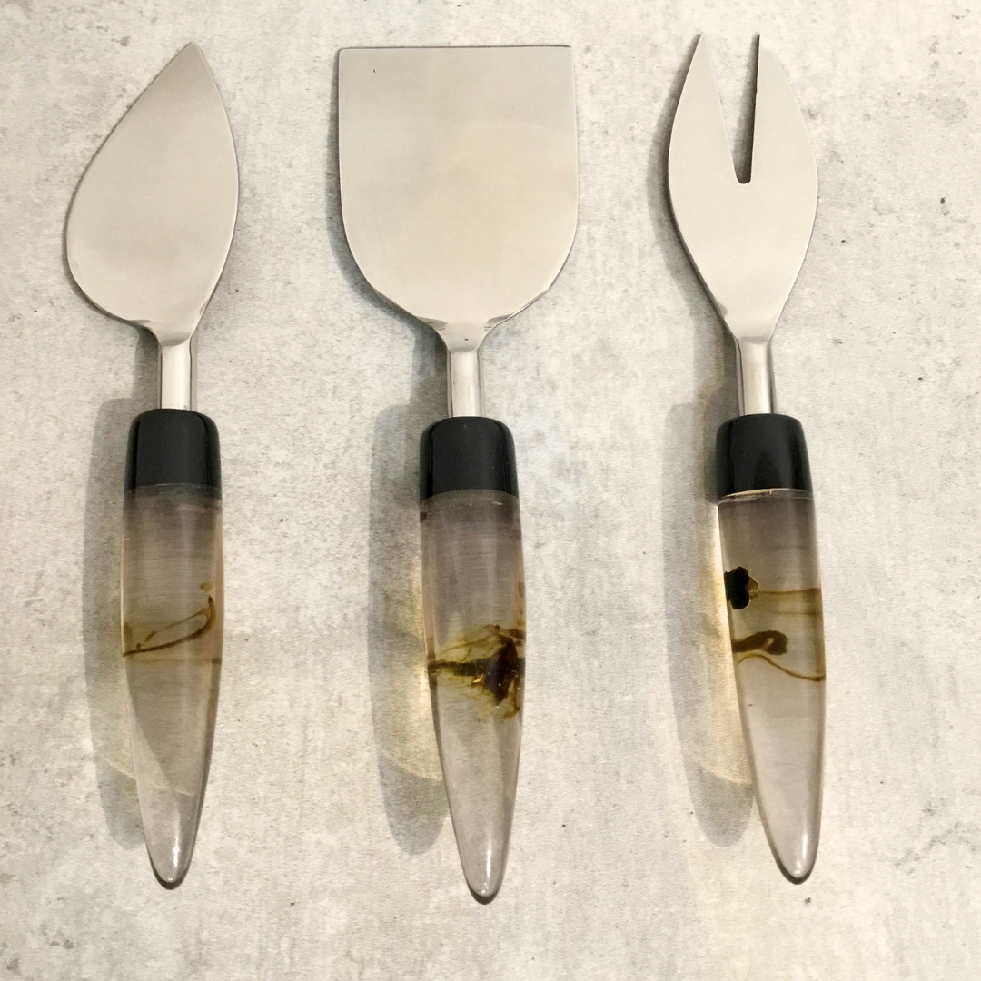 Lava Handle Cheese Knives Set
