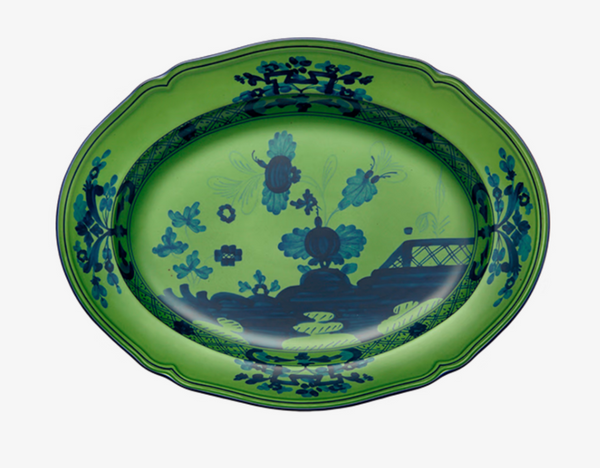 Richard Ginori Oriente Italiano 皿 21cm Oriente Italiano Dinnerware Malachite – Current Home NY