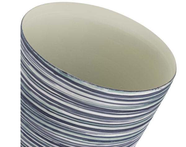 Drexel Tall Blue Vase -