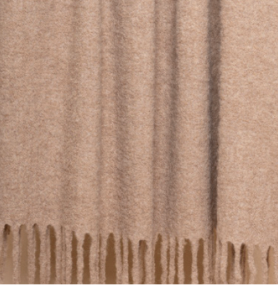 Brushed Boucle Throw -