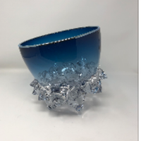 Thorn Vessel Opal Blue - Medium 9"