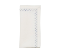 Starry Night Napkin Set of 4 - White & Blue