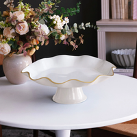 Encanto Pedestal Cake Plate - Cream