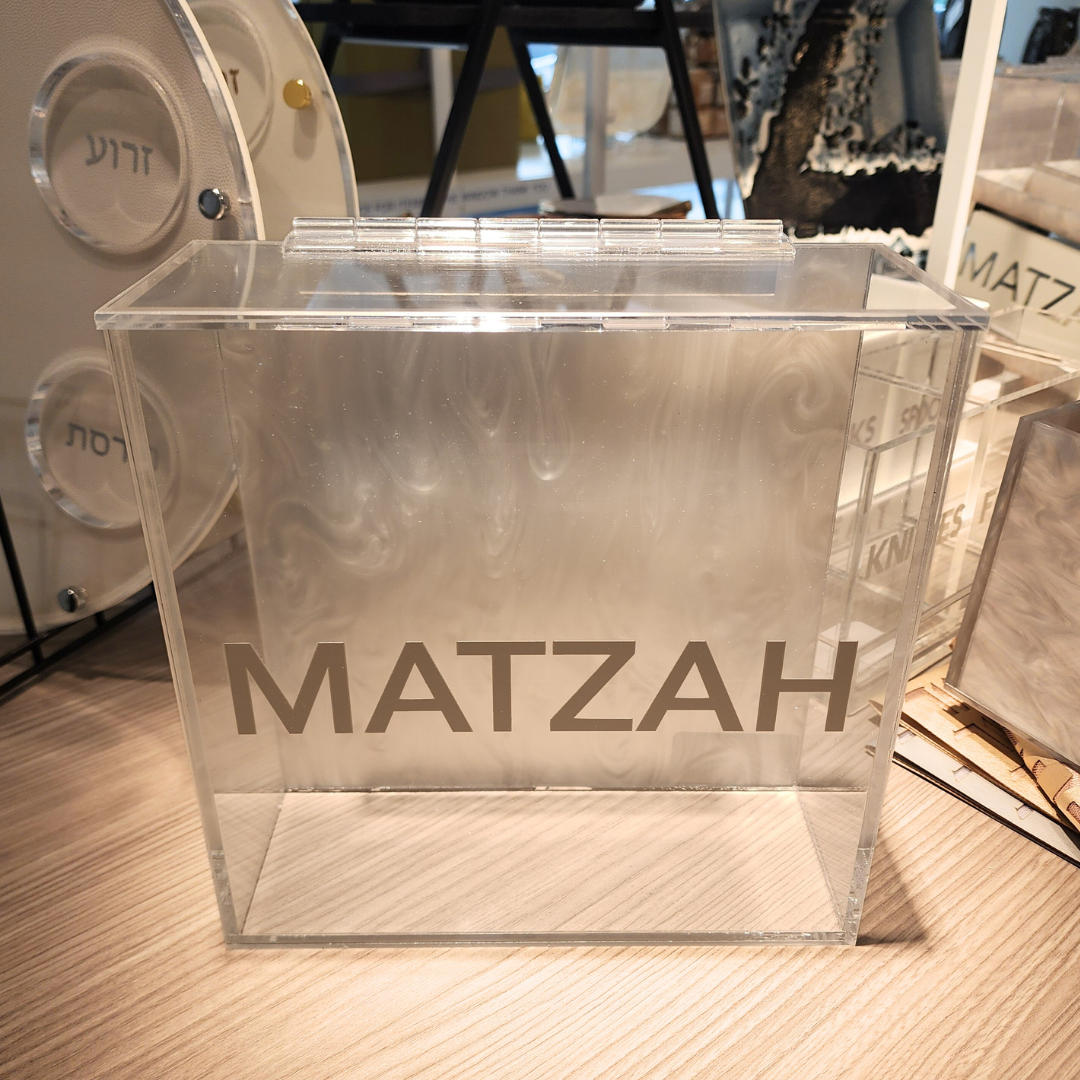 Matzah Box with Flip Top - New Styles