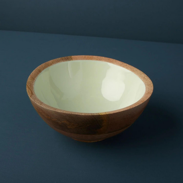 Mayan Wood Bowl Mint - Medium.
