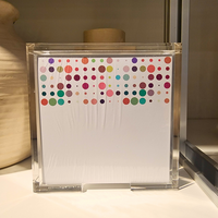 Mod Confetti  Note Cards with Acrylic Holder