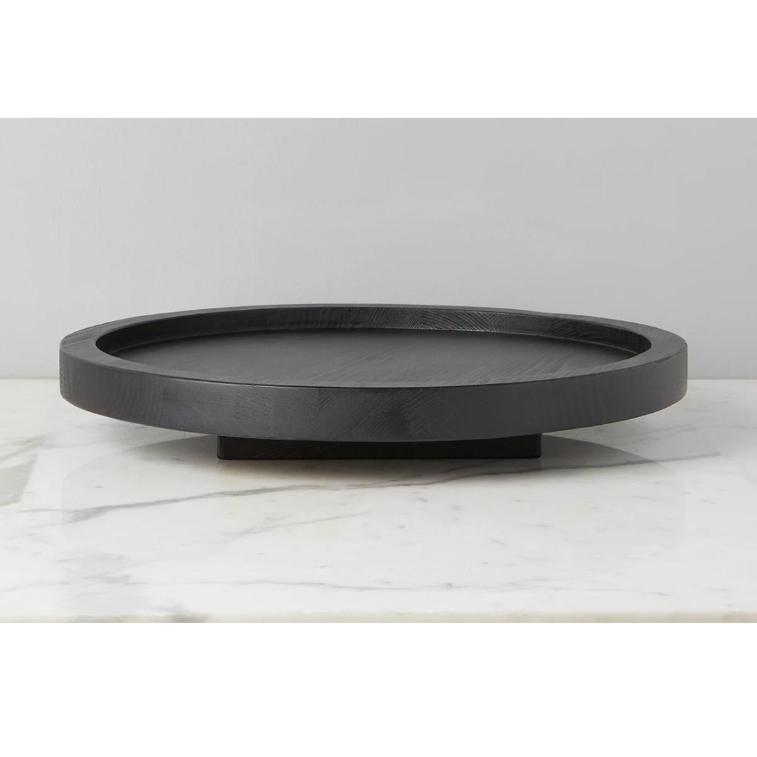 Modern Lazy Susan Black - Large.