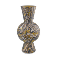 Mottled Vase Brown