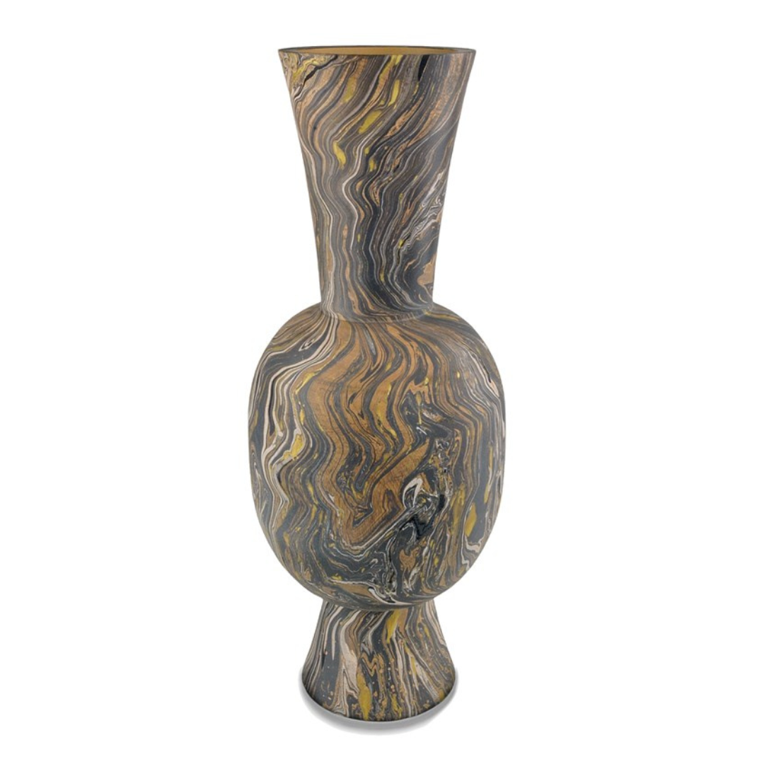 Mottled Vase Brown