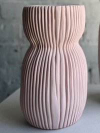 Curvy Round Vase Pink