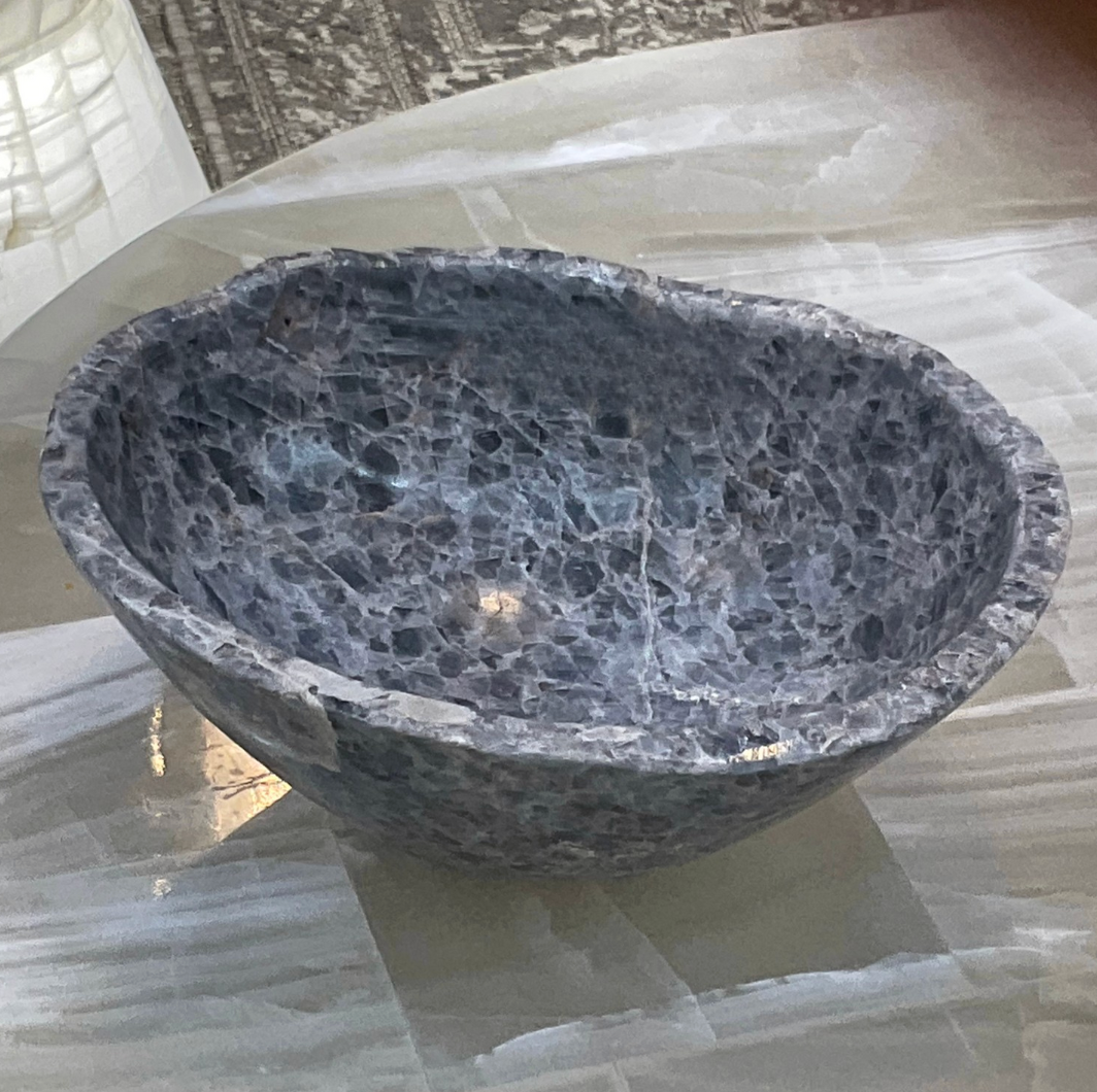 Calcite Blue Bowl