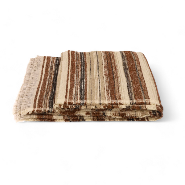 Nagy Throw - Beige & Caramel 79 x 55.