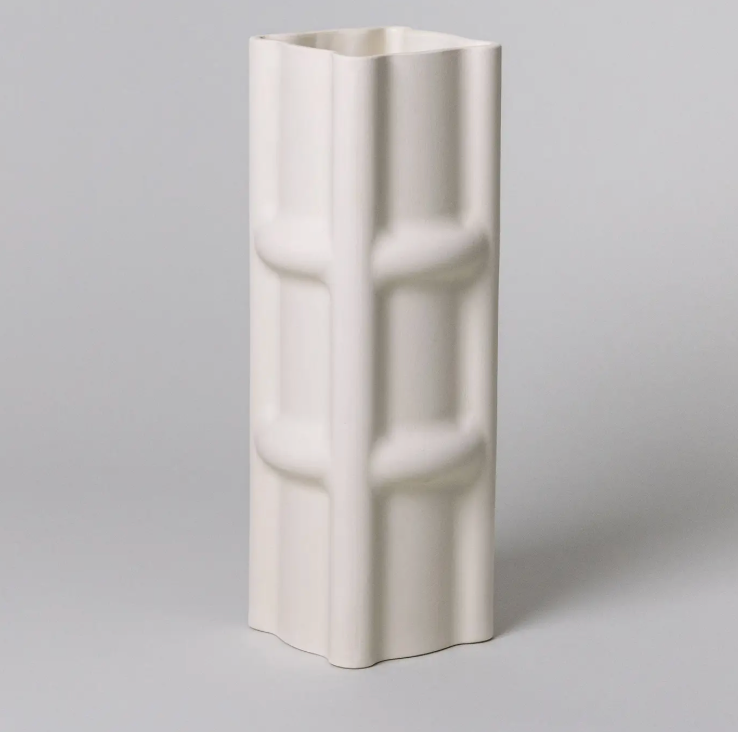 Faye Vase - Ivory