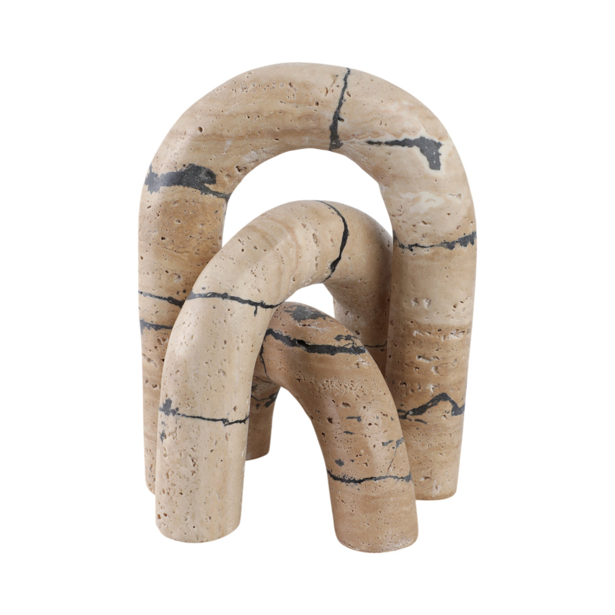 Travertine Crackle Arch Set