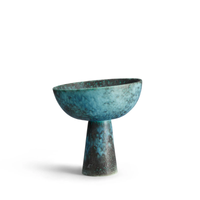 Terra Bowl on Stand Bronze