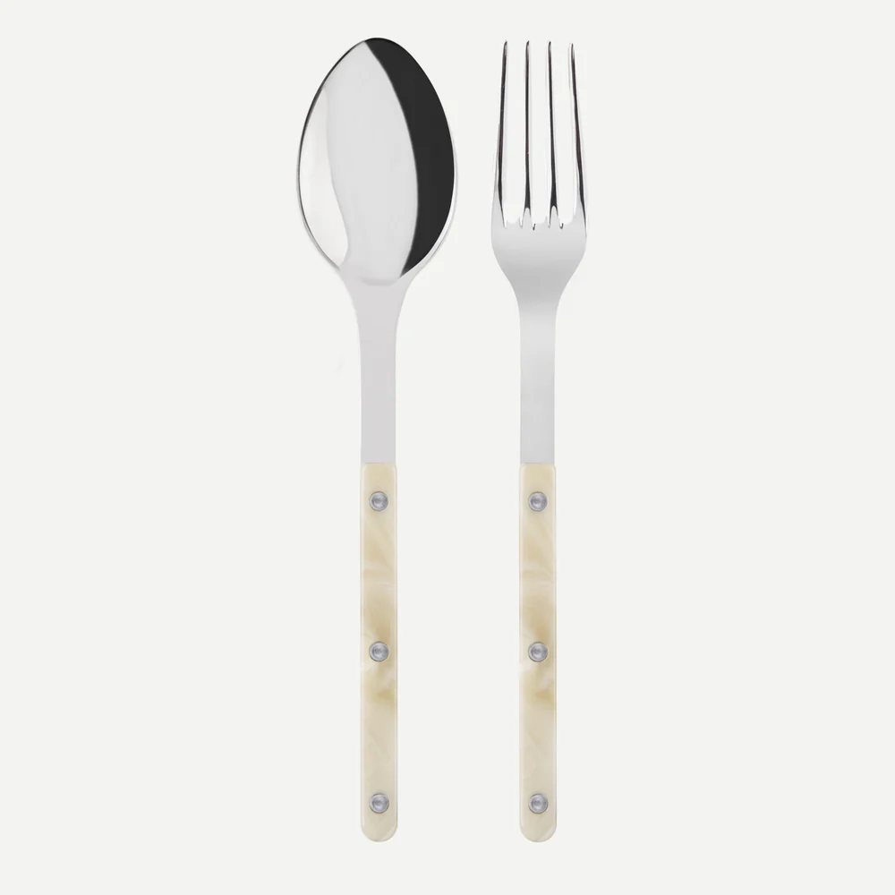Bistrot Shiny Serving  Set -  Faux Horn