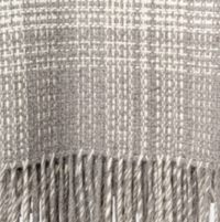 Rustic Alpaca Plaid Throw -