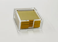 Acrylic Coaster Set Metallic