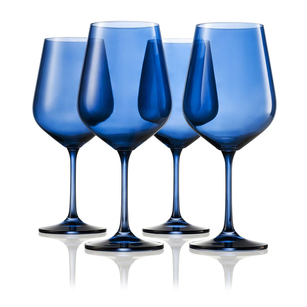 Colored Wine Glass Set of 4