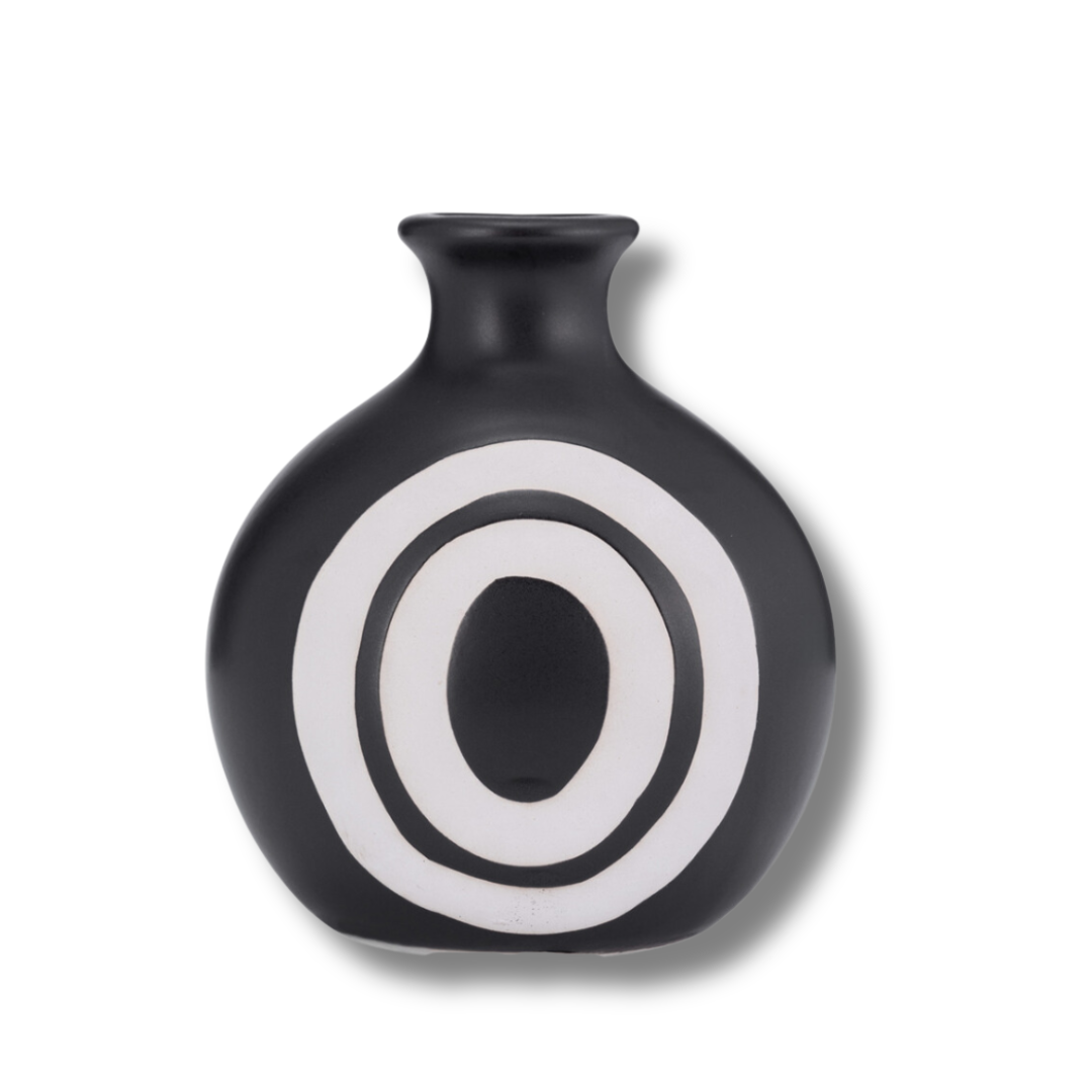 Abyss Black Vase