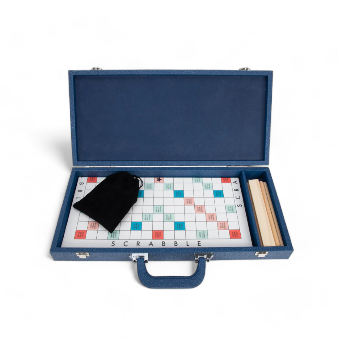 Onyx Scrabble Set navy. 