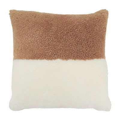 Two Toned Fur Pillow 20 x 20