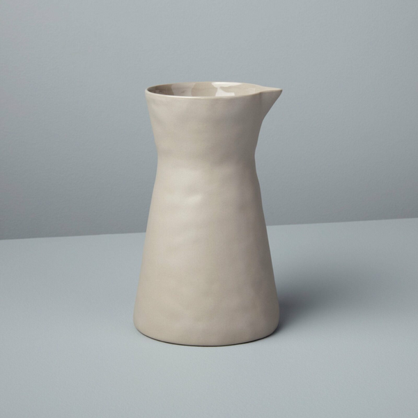 Opaque Stoneware Carafe - Sterling.