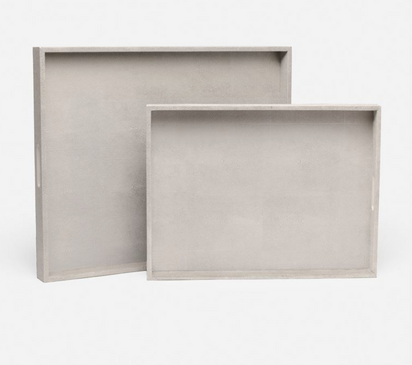 Emery Tray Rectangle French Grey  -