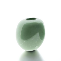 Oval Vase Pistacho Bubbles