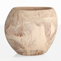 Oceania Resin Vase Blush -