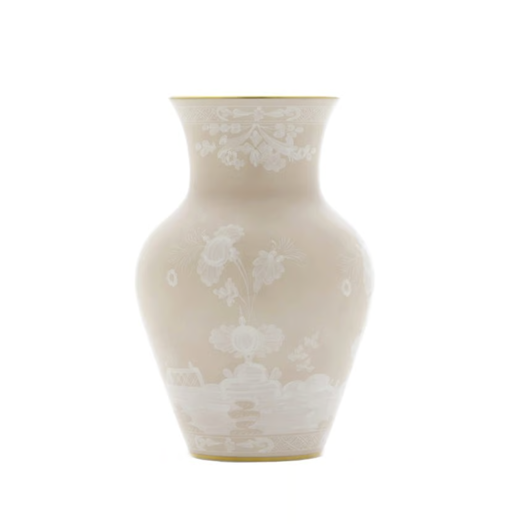 Oriente Italiano Ming Vase 9" -