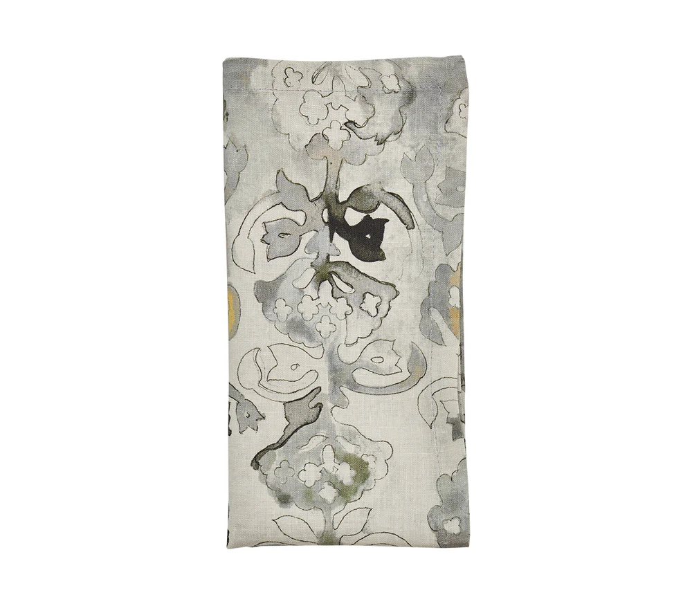 Giverny Napkin Set of 4 - Natural & Grey