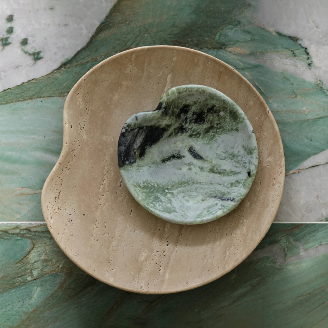 Lily Marble Bowl Irish Green -