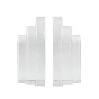 Palazzo Crystal Bookends Set of 2