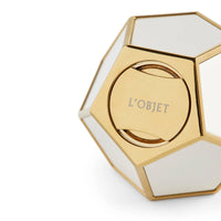Pentagon Spice Jewels Salt & Pepper Set - White & Gold