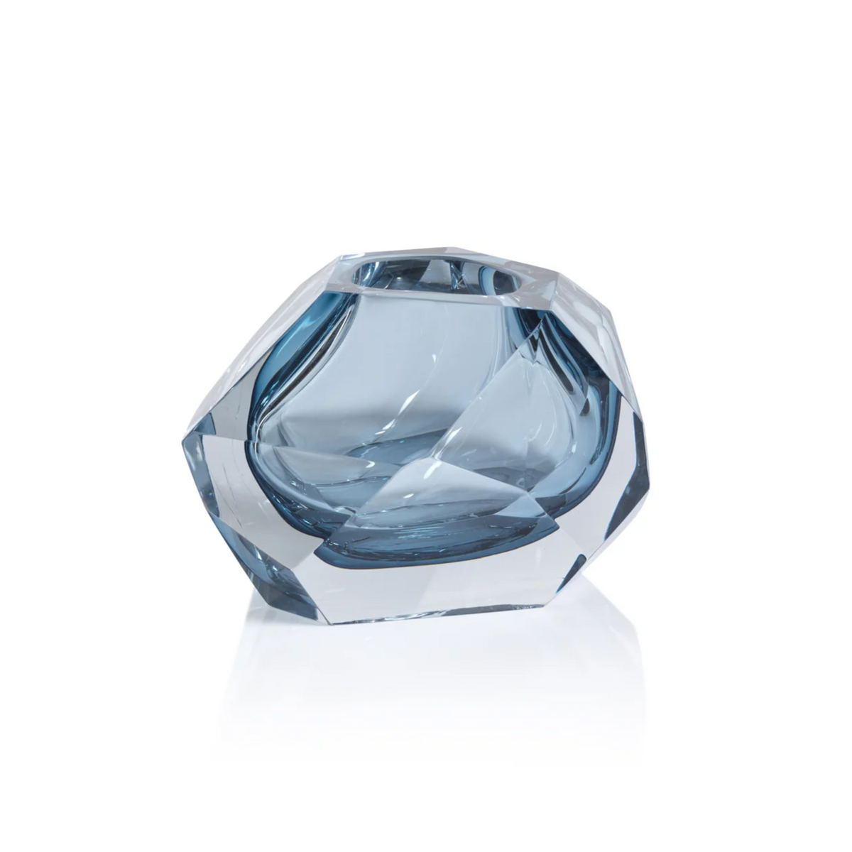 Falcon Rock Vase - Sky Blue