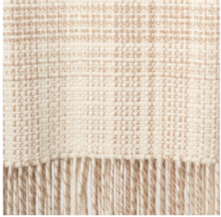 Rustic Alpaca Plaid Throw -