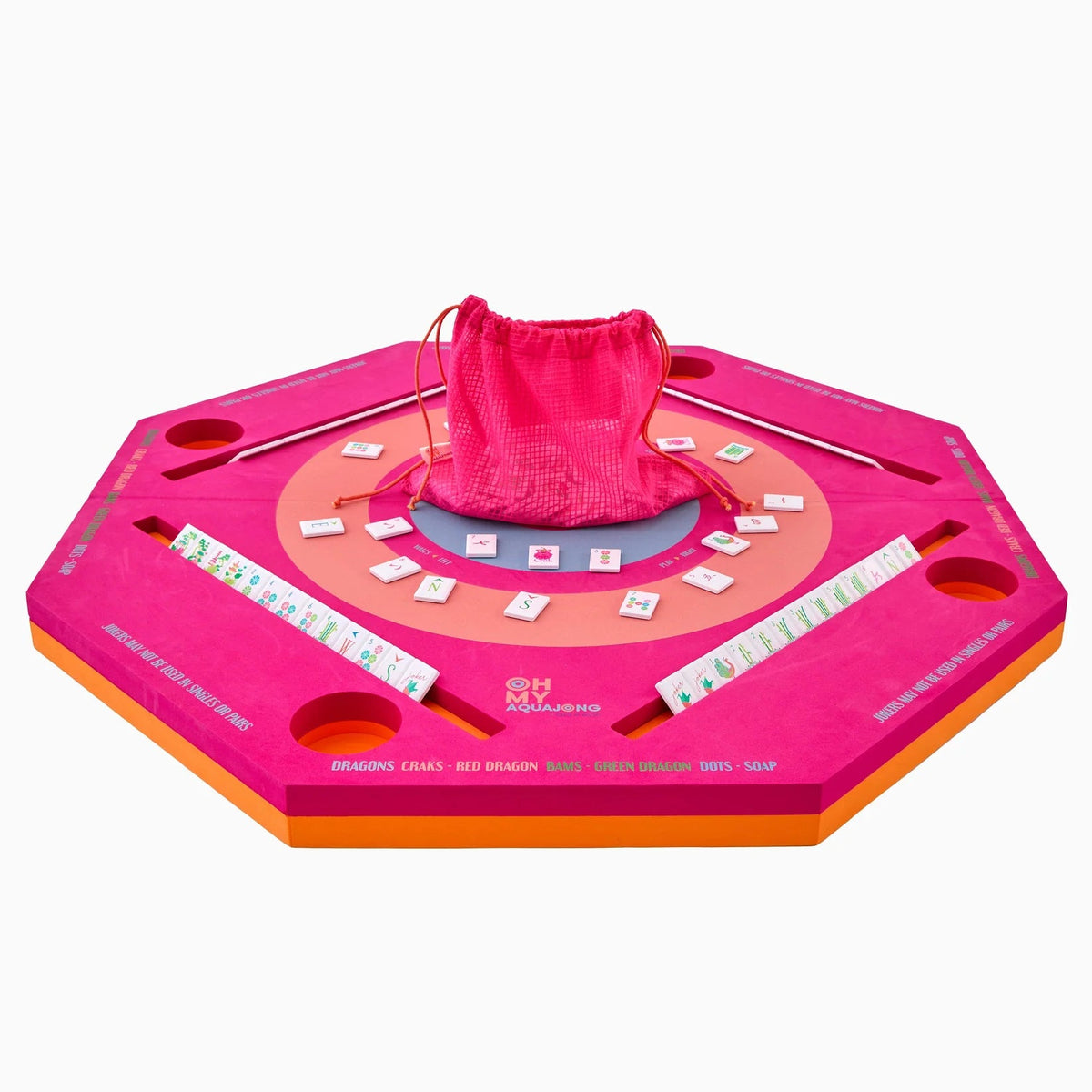 Mahjong Pool Set Mahjong Aqua Pool Mat - – Current Home NY