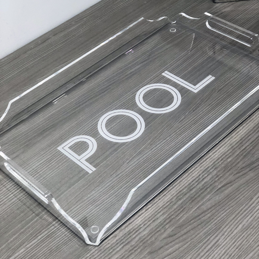 Deluxe Acrylic Pool Tray.