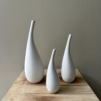 Porcelain Tear Drop Vase