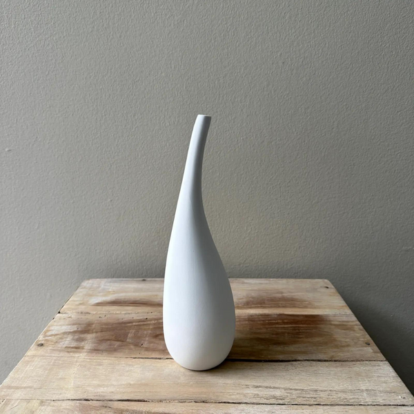 Porcelain Tear Drop Vase