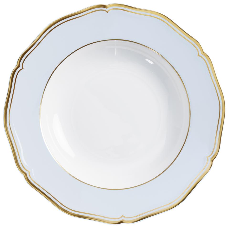 Mazurka Gold & Blue Grey Dinnerware