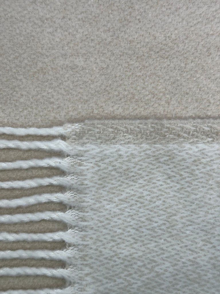 Double Faced Solid Mini Chevron Throw -