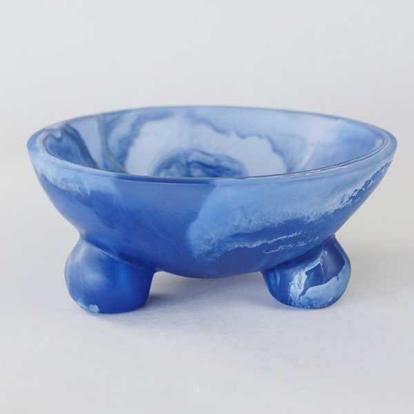 Prehispanica Footed Bowl Large azul. 