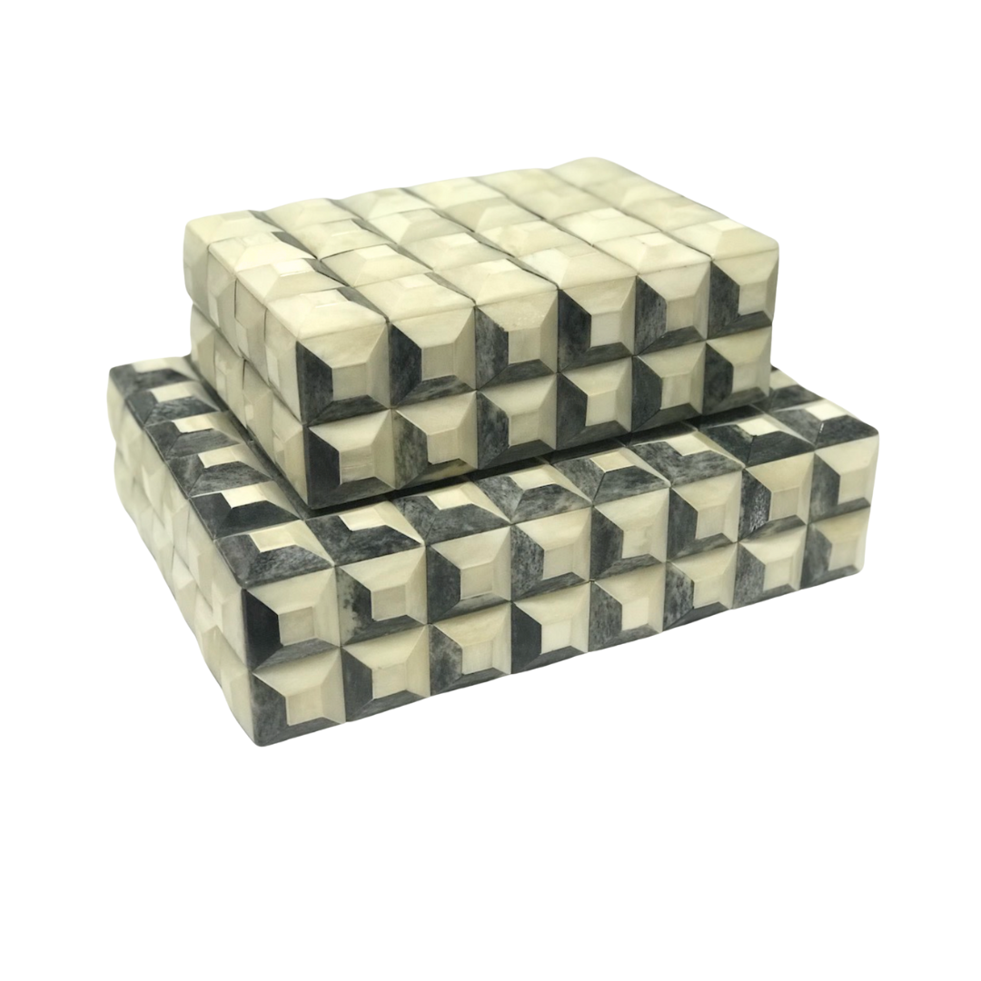 Checkmate Box Grey Small
