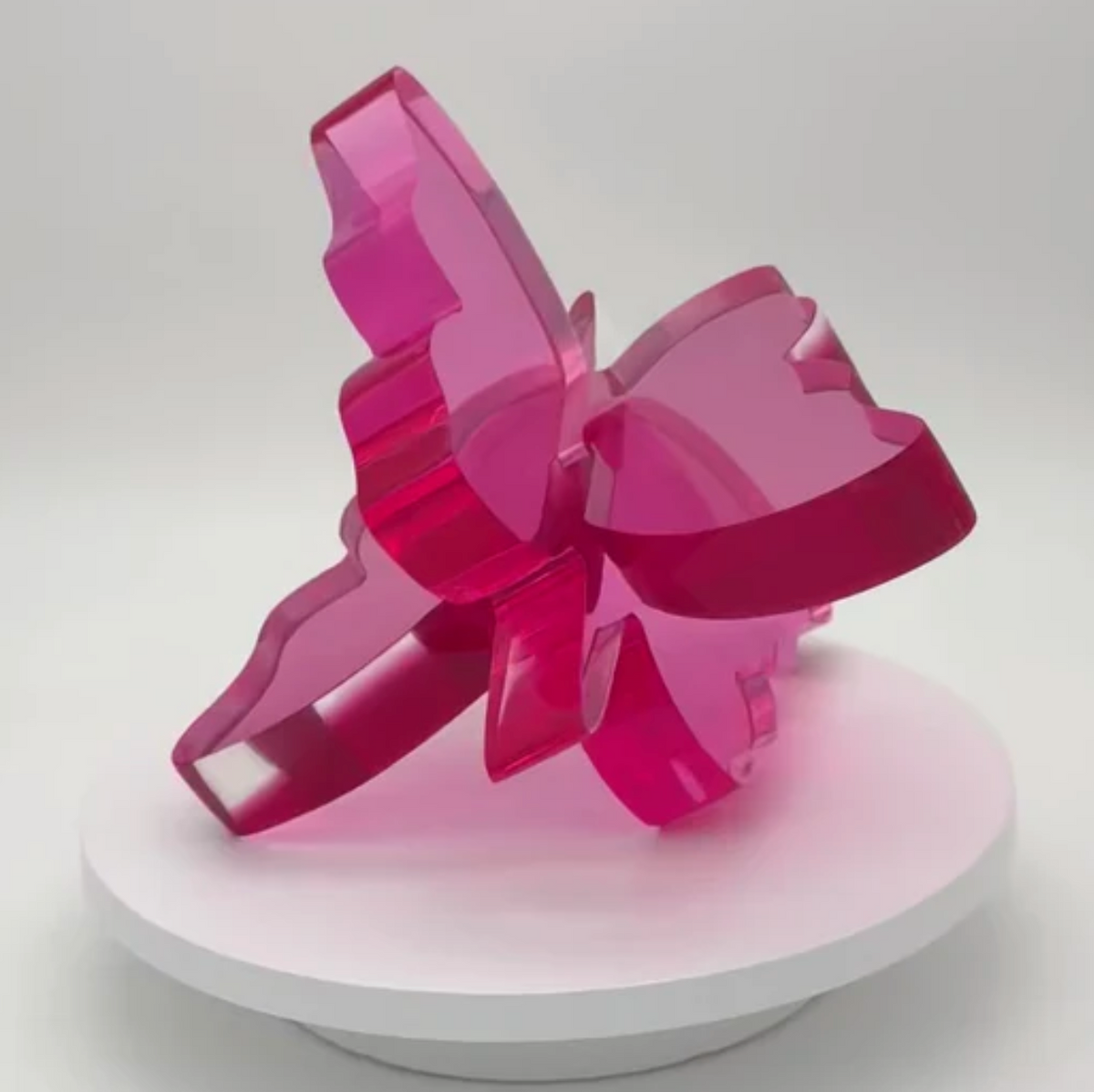 Acrylic Butterfly Sculptures 6" - Set of 2 -