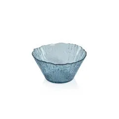 Glacier Glass Serving Bowl - Sapphire